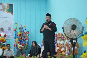 CAMAT ANGGANA HADIRI PERINGATAN MAULID NABI MUHAMMAD SAW DI DESA ANGGANA